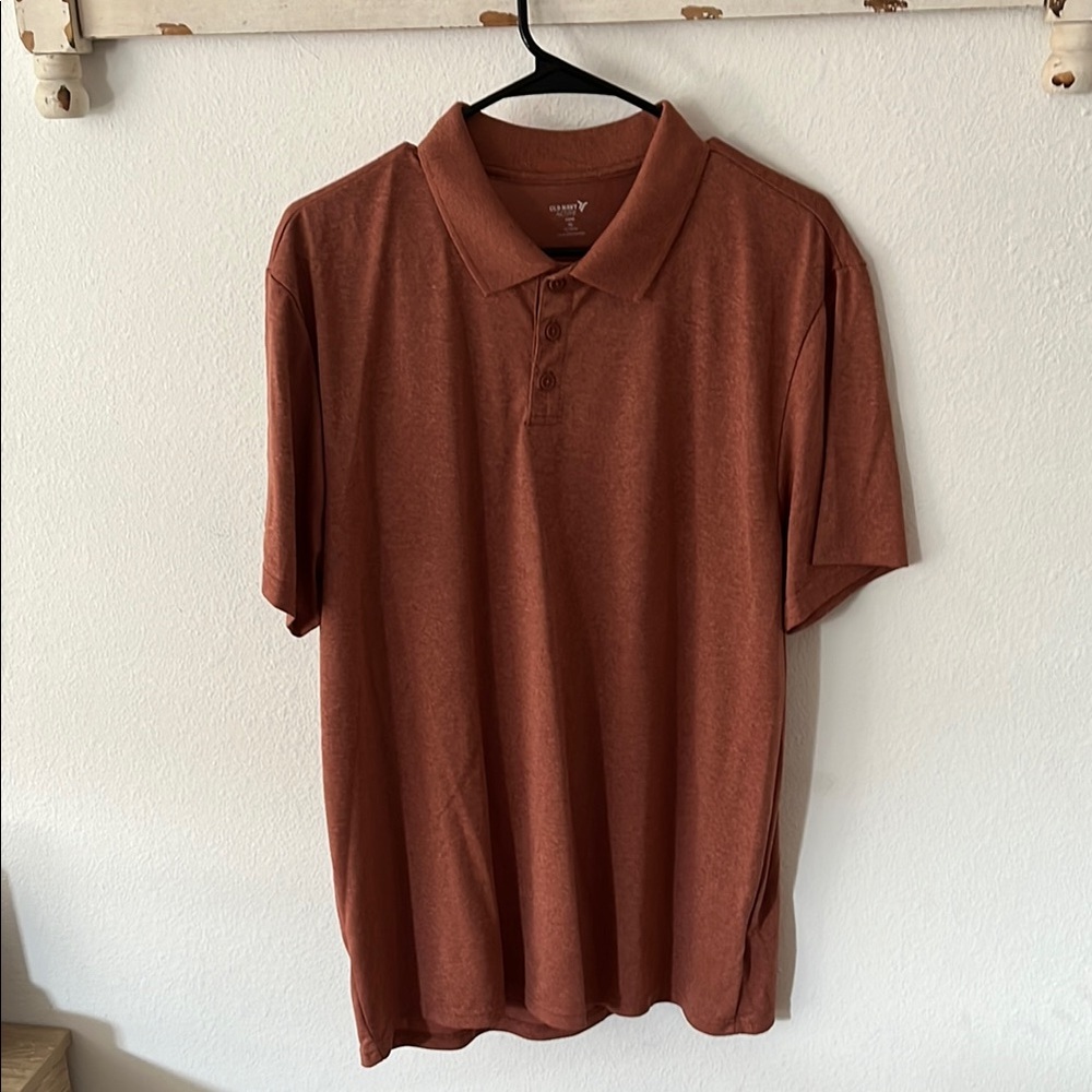 Men's Rust Polo Shirt